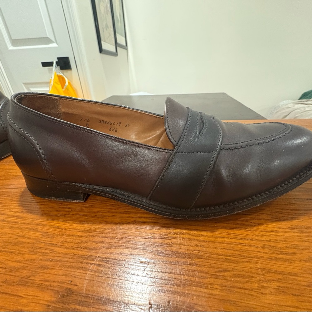 Alden 686 full strap dark brown calf skin - Picture 4 of 8